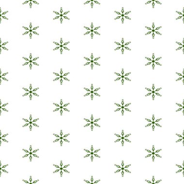 Süs çiçeği veya yıldız beyaz arka plan veya dikişsiz desen tasarımı