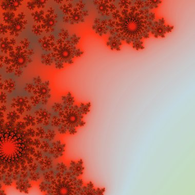 Güzel lüks dekoratif kırmızı ve açık mavi arka plan