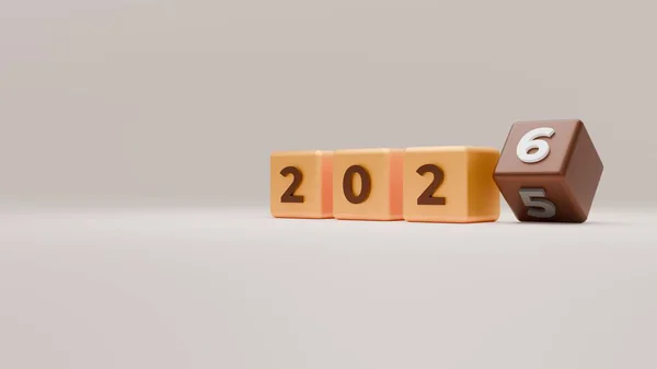 Kahverengi 6 'lı Pastel Küpler, 2025' ten 2026 'ya kadar olan güncellemeleri gösteriyor.