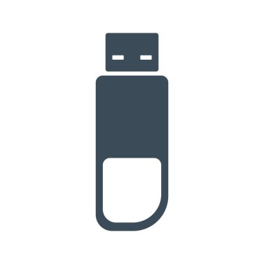 Kalem sürücü simgesi izole beyaz Background.vector illüstrasyon simge üzerinde