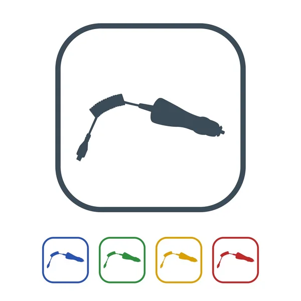 Araba Beşiği, Cep Telefonu Tutucu. Beyaz Background.vector illüstrasyon simgesinde yalıtılmış simge