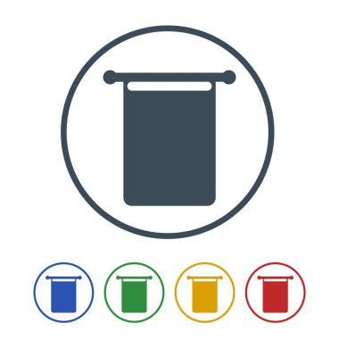 Beyaz arka plan üzerinde izole davet simgesi. vektör çizim simgesi