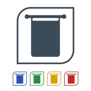 Beyaz arka plan üzerinde izole davet simgesi. vektör çizim simgesi