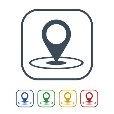 Beyaz arka plan üzerinde izole işaretçi simgesi göster. vektör çizim simgesi