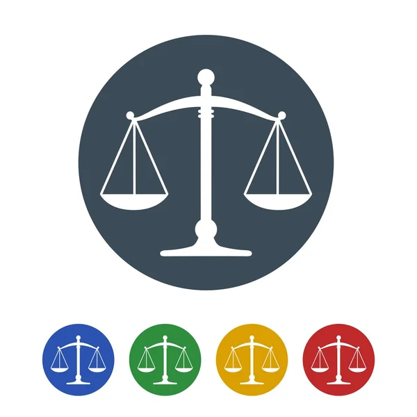 Beyaz arka plan üzerinde izole adalet simgesi. vektör çizim simgesi