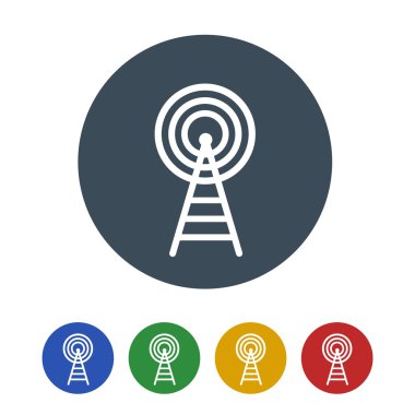 Ağ simgesi beyaz arka plan üzerinde izole. vektör çizim simgesi