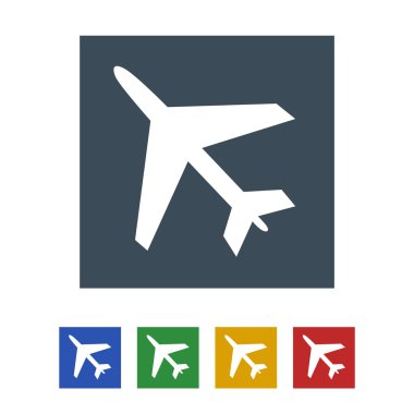 Düz simgesi beyaz arka plan üzerinde izole. vektör çizim simgesi