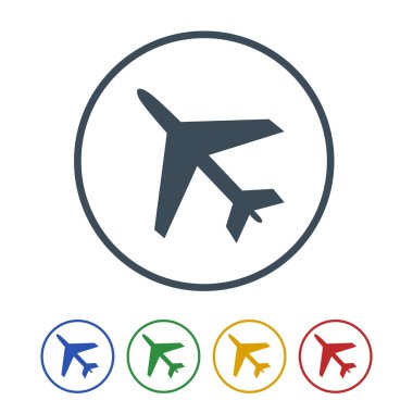 Düz simgesi beyaz arka plan üzerinde izole. vektör çizim simgesi