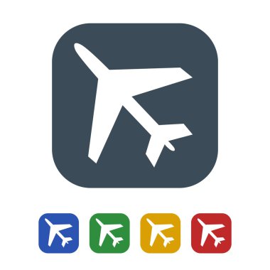 Düz simgesi beyaz arka plan üzerinde izole. vektör çizim simgesi