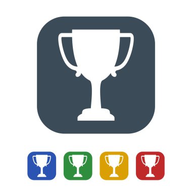 Beyaz arka plan üzerinde izole kupa simgesi. vektör çizim simgesi