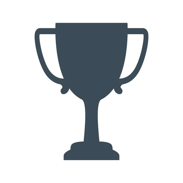 Trophy ikonen isolerad på vit bakgrund. vektor illustration icon — Stock vektor