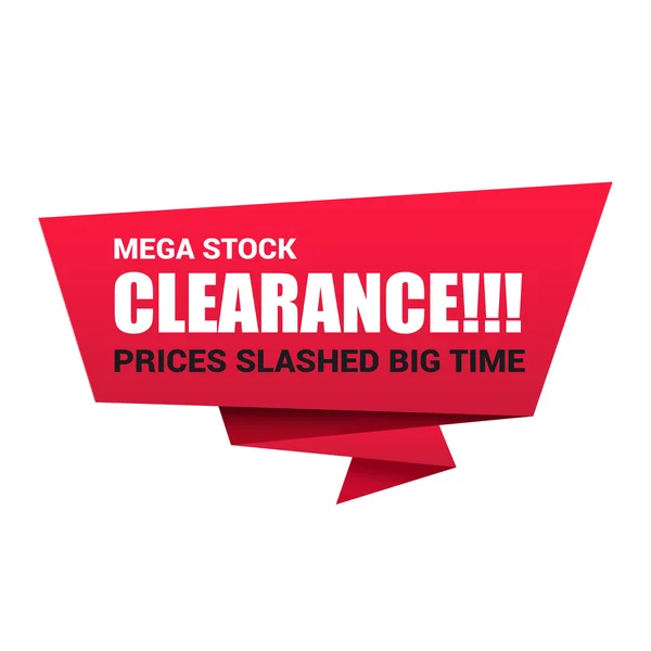 Kırmızı etiket etiket beyaz arka plan ile sunuyoruz