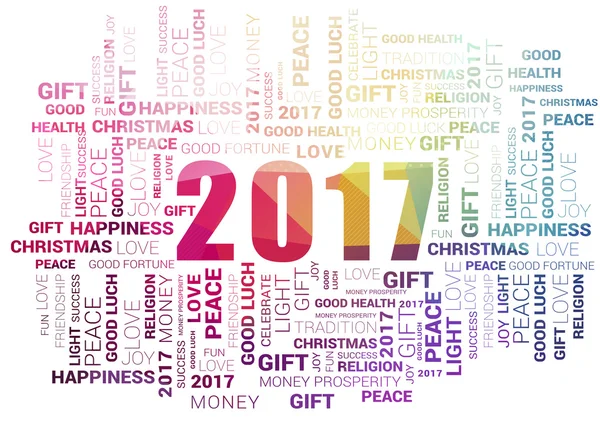 Mutlu yeni yıl 2017 arka plan