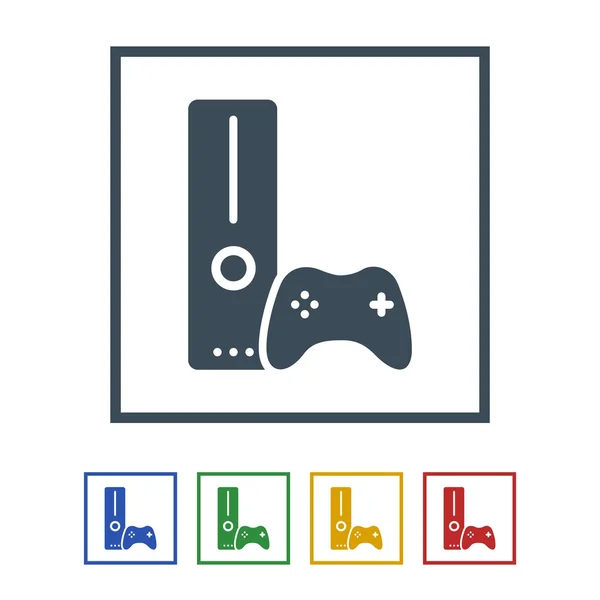Gaming consle Icon Isolated on White Background.vector illustration icon — Stock Vector