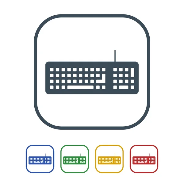 Keyboard Icon Isolated on White Background.vector illustration icon — Stock Vector