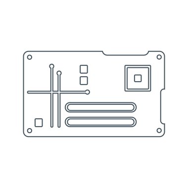 Tahtada beyaz Background.vector illüstrasyon simge simge izole anne