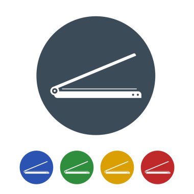 Tarayıcı simgesini izole beyaz Background.vector illüstrasyon simge üzerinde