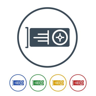 TV tarayıcısı kartı simgesi izole beyaz Background.vector illüstrasyon simge üzerinde