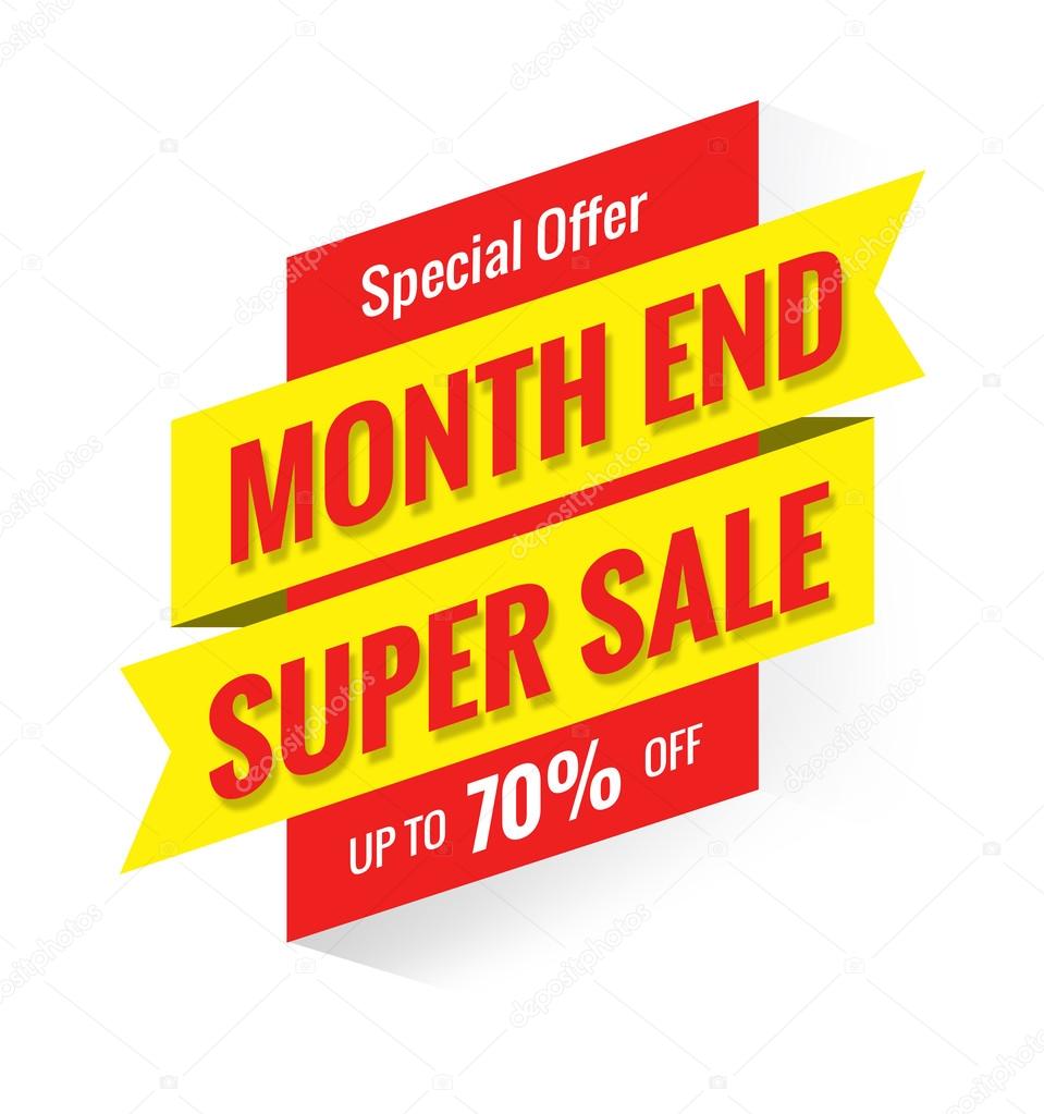 Month End Super Sale Banner — Stock Photo © gooddesign10 #115172368