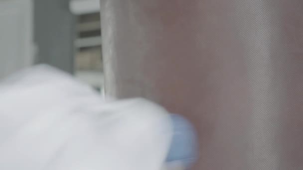 İsabet kum torbasına Close-Up Slowmotion — Stok video