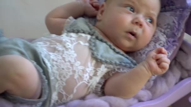 Κοιμώμενο Νεογέννητο Μωρό — Αρχείο Βίντεο
