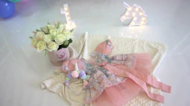 Yavaş Moda Moda Seti Bebek Kız için pembe şeyler, bebek moda konsepti