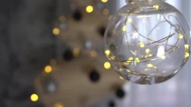 Noel süslemeleri sığ alan derinliği