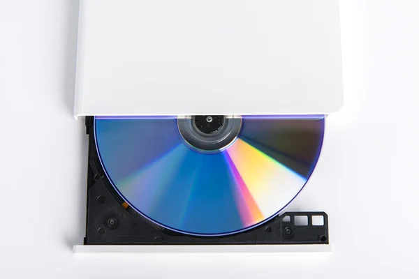 Lettore esterno masterizzatore cd dvd — Foto Stock