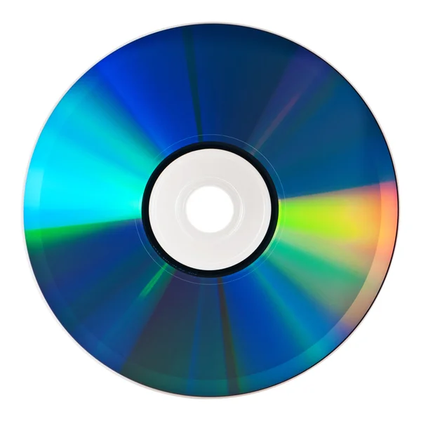 Izolované CD na bílé — Stock fotografie