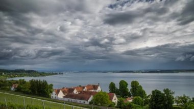 Konstanz Gölü üzerinde (Bodensee), Timelapse şekillendirme fırtına