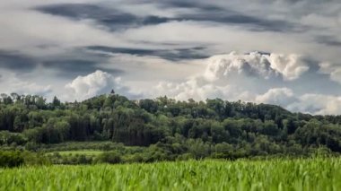 Bulutlar üzerinde alan Timelapse şekillendirme