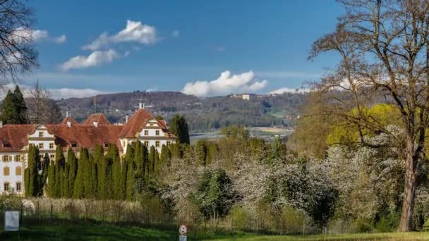 Schloss Salem, Tyskland Timelapse — Stockvideo