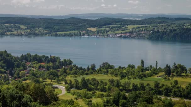 Verano en el lago de Constanza, Alemania - Time Lapse — Vídeo de stock
