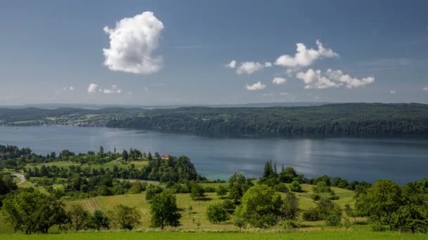 Sommertag am Bodensee - Zeitraffer — Stockvideo