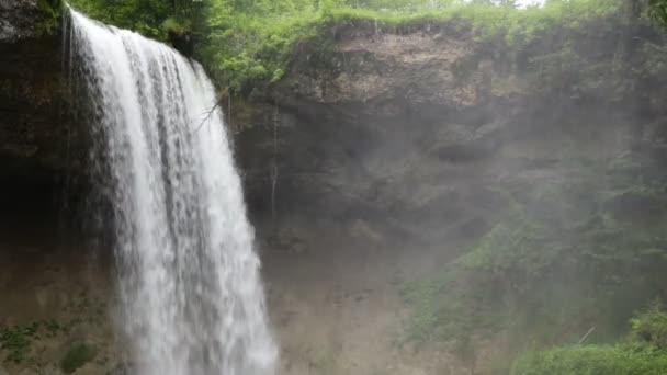 RAW Footage - Scheidegger Waterfalls, Allgaeu, southern Germany, Bavaria — Stock videók