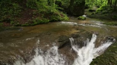 RAW Footage - Scheidegger Waterfalls, Allgaeu, southern Germany, Bavaria