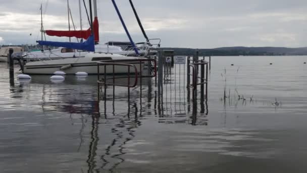 Po zatopení v jižním Německu — Stock video