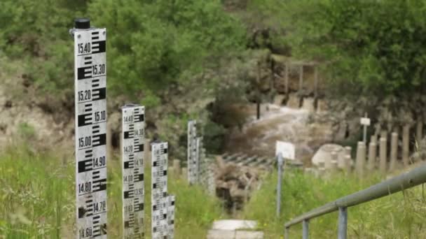 Na de overstromingen in Zuid-Duitsland — Stockvideo