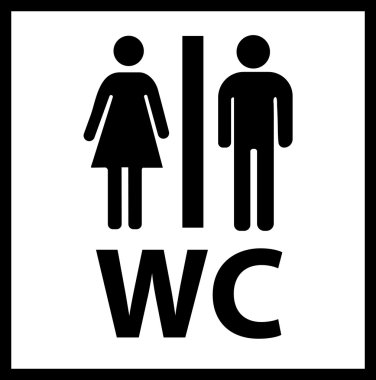 WC simgesi. WC simge vektör. WC simgesini eps. WC simge görüntüsünü. WC simgesi basit.