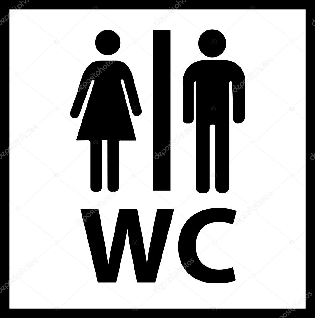 WC pictogram. WC pictogram Vector. WC pictogram eps. WC ...