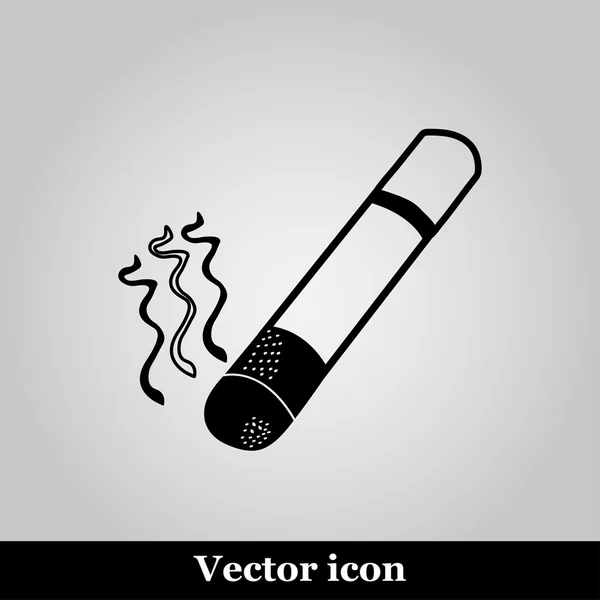 Icono de humo ideal para cualquier uso sobre fondo gris — Vector de stock