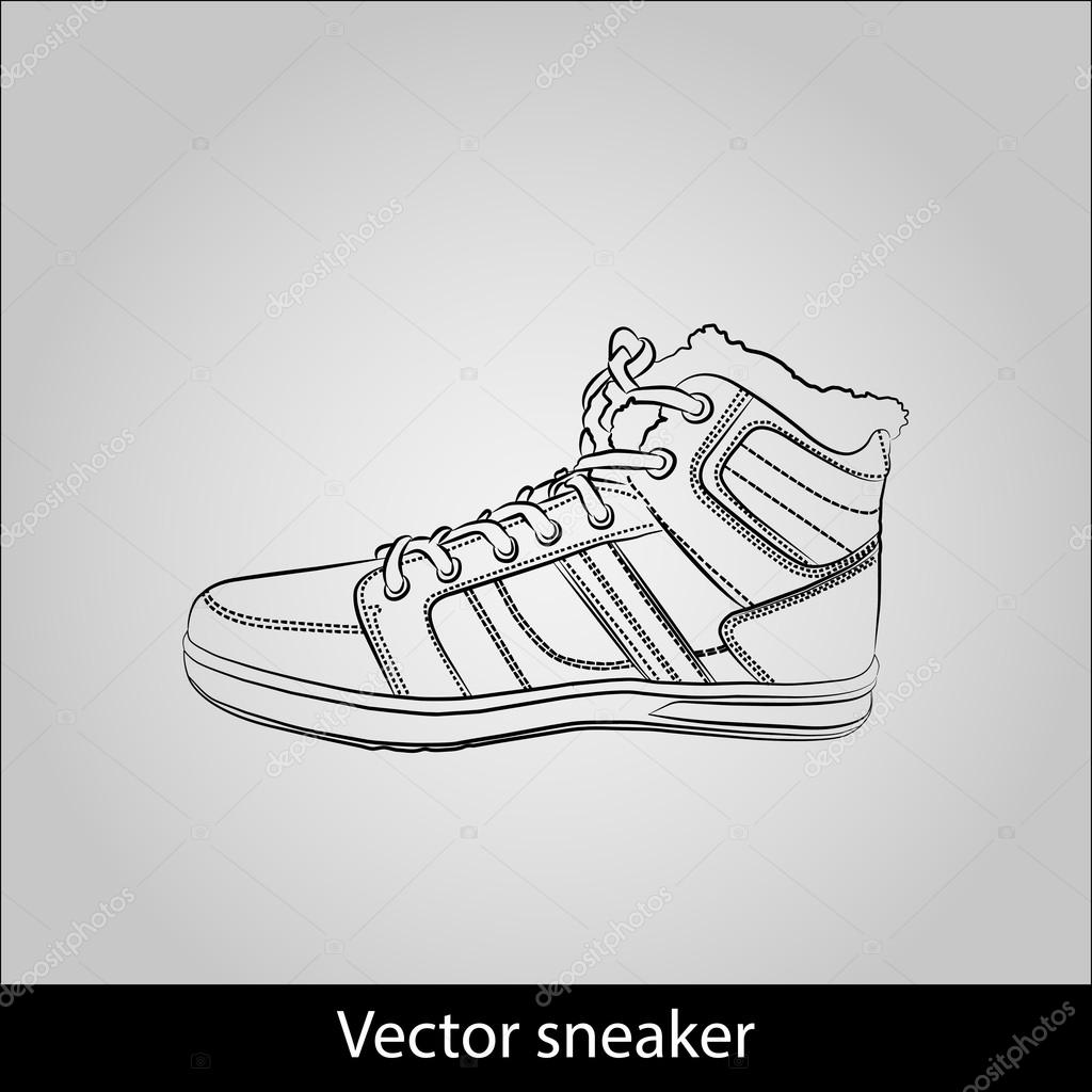 Animados Zapatos ContornoZapatilla Deporte De Dibujos 54Lq3jAR