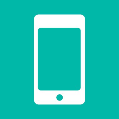 Smartphone kutsal kişilerin resmi, vektör illüstrasyon izole arka plan üzerinde