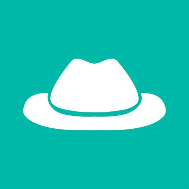 Şapka kutsal kişilerin resmi, arka plan üzerinde izole vektör iluustration