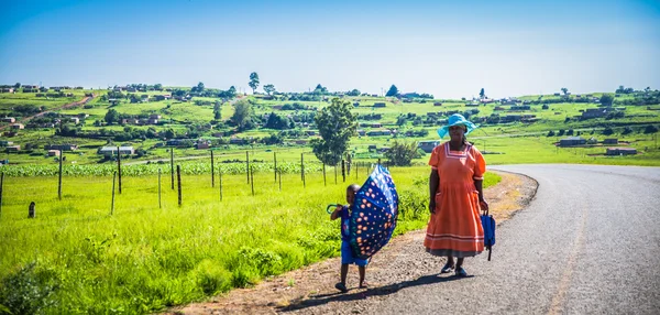 Na cestě k Drakensberg — Stock fotografie