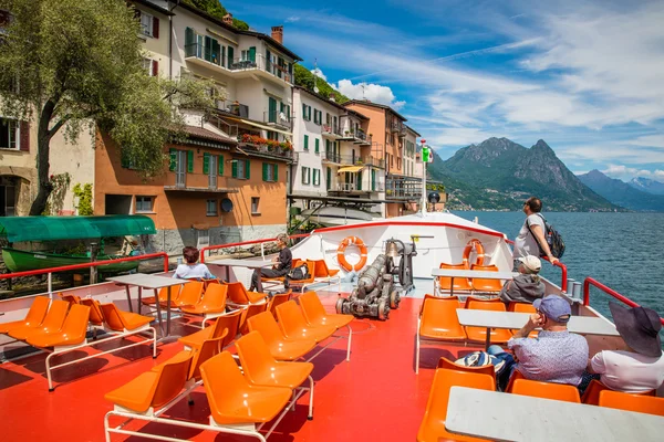 Lake Lugano tekne turu — Stok fotoğraf