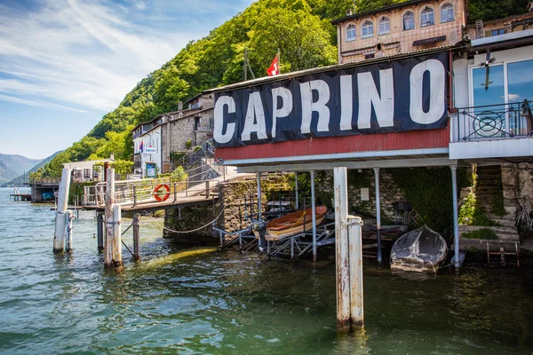 Lake Lugano tekne turu — Stok fotoğraf