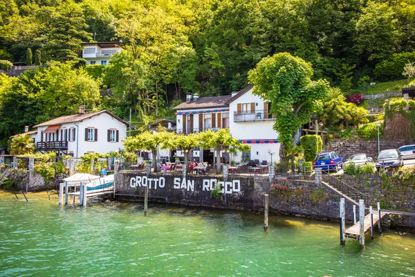 Lake Lugano tekne turu — Stok fotoğraf