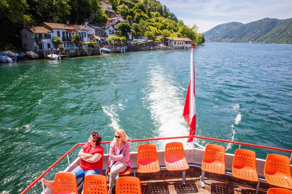Lake Lugano boat trip Stock Editorial Photo © tuxone 112667568
