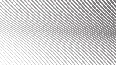 Grey Wavy Line Abstract Background in Modern Minimalist Flowing Vector Design with Smooth Pattern